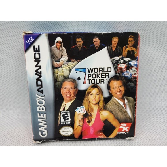 Ninteneo Game Boy Advance World Poker Tour Video Game 2005 Complete - Picture 1 of 6